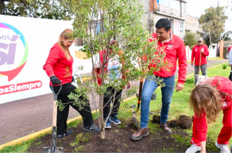 Participa San Mateo Atenco en la Jornada Nacional de Reforestación 2026
