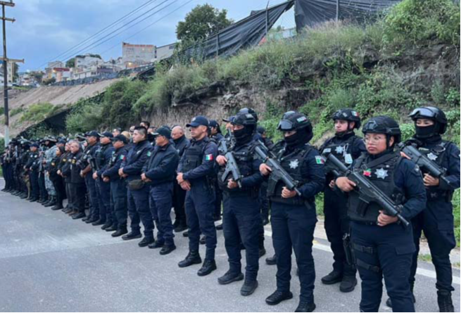 Despliegan en Tlalnepantla operativo contra el robo de vehículos