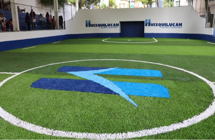 Huixquilucan rehabilita deportivo de Federal Burocrática