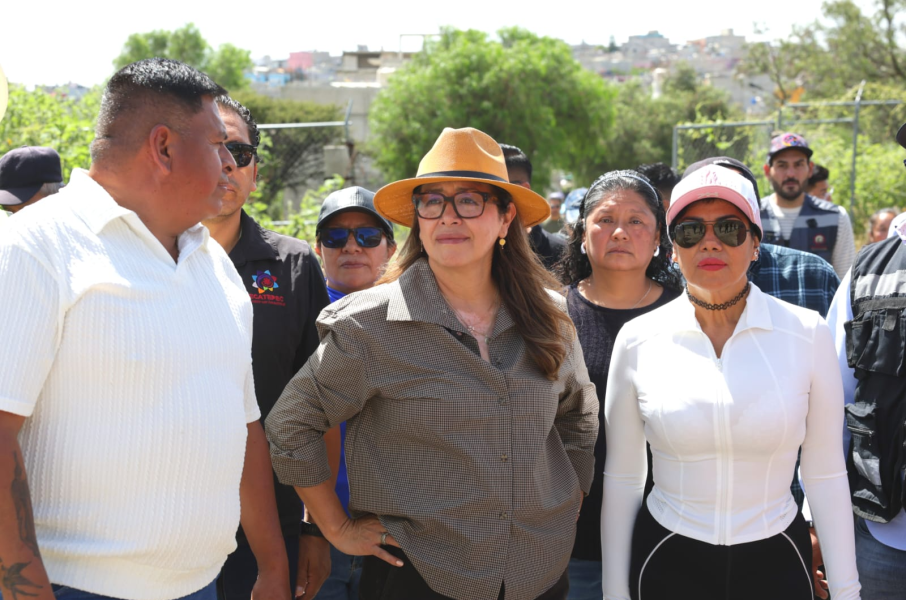 Alcaldesa de Ecatepec vigila saneamiento de basurero