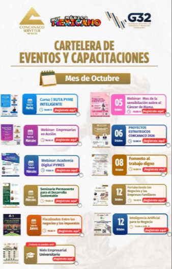 CONCANACO anuncia capacitaciones para MiPyMEs