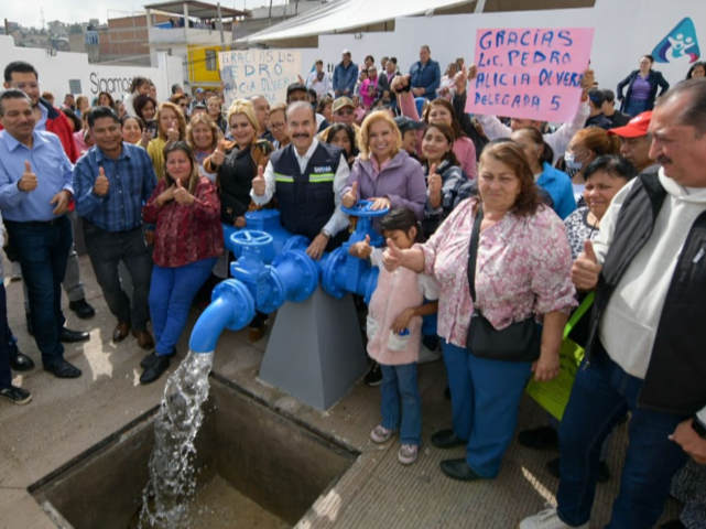 Inauguran nuevo pozo de agua y obras viales en Atizapán de Zaragoza