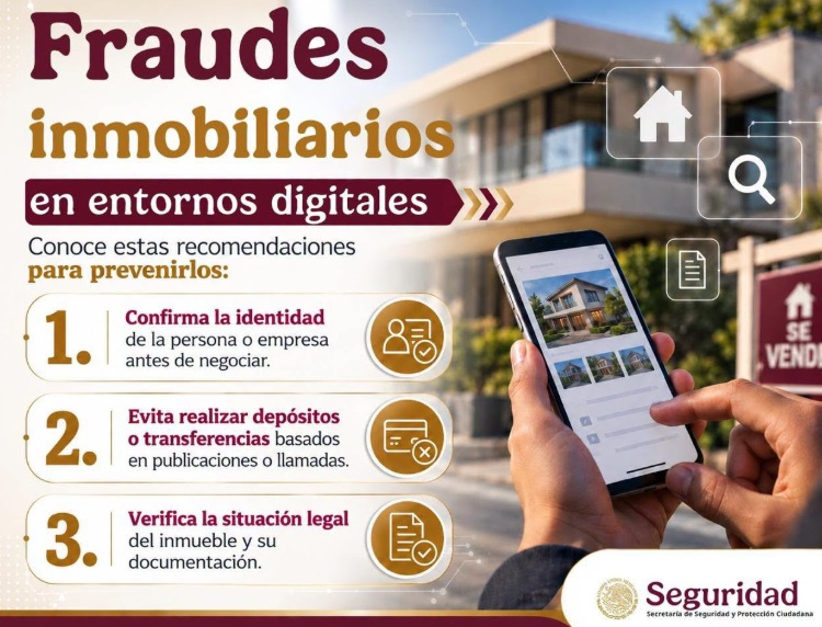 SSPC alerta por fraudes al comprar o rentar inmuebles