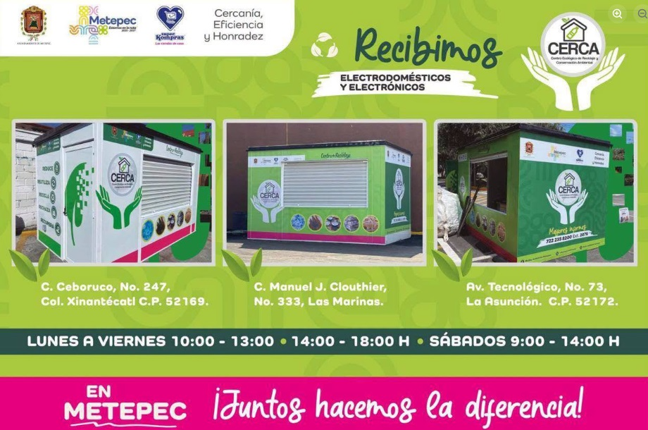 Metepec invita a reciclar PET, cartón y aluminio