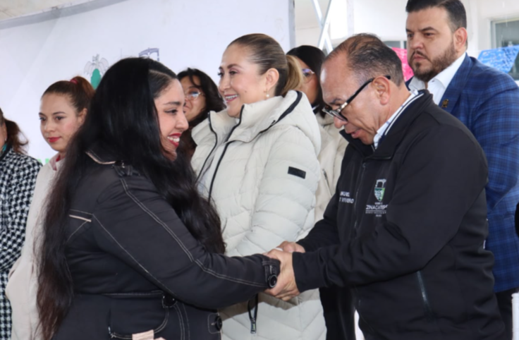 Inauguran aula y comedor en el CAM 105 de Zinacantepec