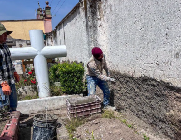 Metepec rehabilita el Panteón Municipal ante visitas familiares