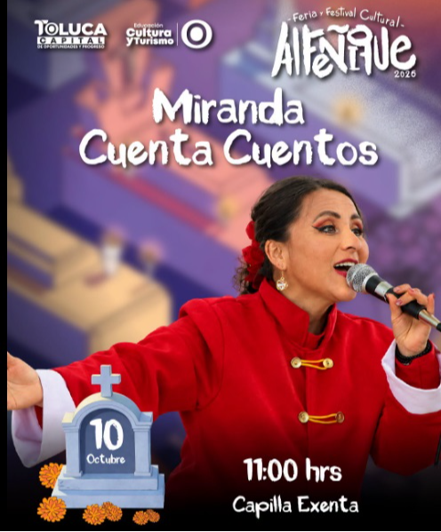 Teatro, cuentos y música llegarán a Toluca este sábado