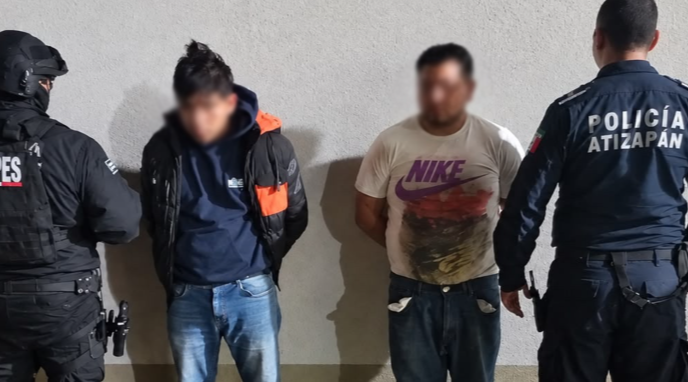 Detienen a dos por secuestro exprés en Atizapán de Zaragoza