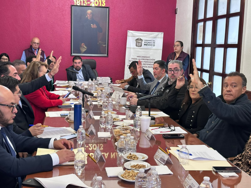 Refuerzan en EdoMéx seguridad para periodistas y defensores de derechos humanos