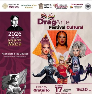 DragArte llevará cultura y diversidad a Tlalnepantla