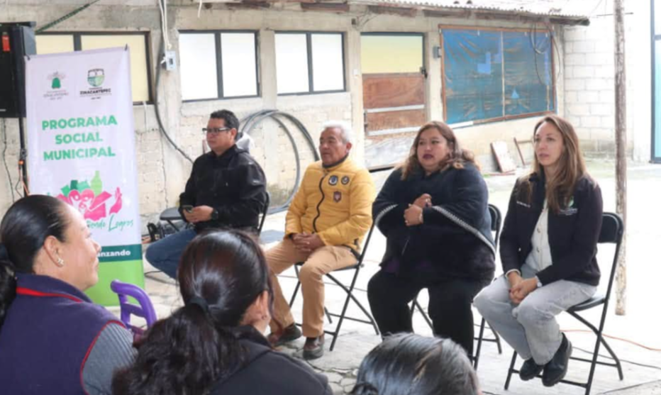 Entregan apoyos alimentarios en Zinacantepec 