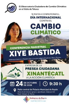 Xiye Bastida dará conferencia climática en Rayón