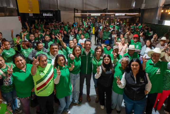Crecen 114% las afiliaciones del Partido Verde en el Estado de México