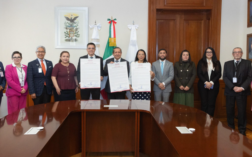 PJEdomex firma compromiso contra la corrupción