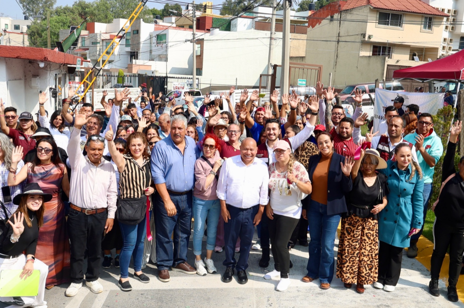 Entregan calles repavimentadas en Tlalnepantla