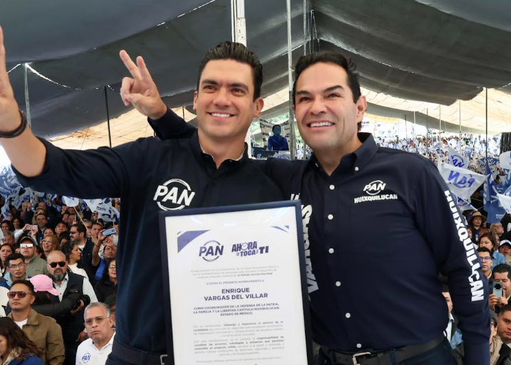 Más de 10 mil panistas respaldan a Enrique Vargas en Huixquilucan