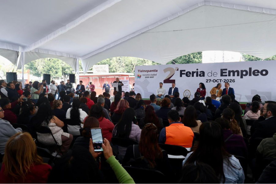 Ofrecen más de mil 500 vacantes en Feria de Empleo en Tlalnepantla