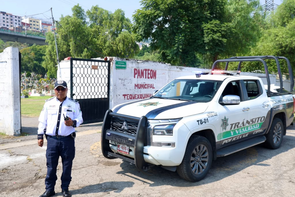 Listo operativo "Tradición Segura" en Tlalnepantla para el día de muertos