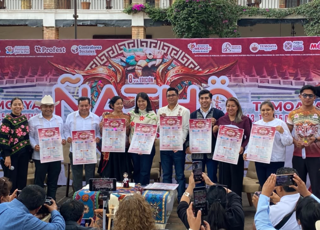 Anuncia la octava edición del Ñathö Festival de las Culturas 2026 en Temoaya