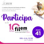 El IEEM Participa en la Feria Internacional del Libro del Estado de México 2024