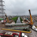 Avanza 65% la construcción de puente peatonal Nezahualcóyotl-Chimalhuacán: Sedui