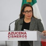 Azucena Cisneros presenta plan emergente para mejorar el suministro de agua potable en Ecatepec.