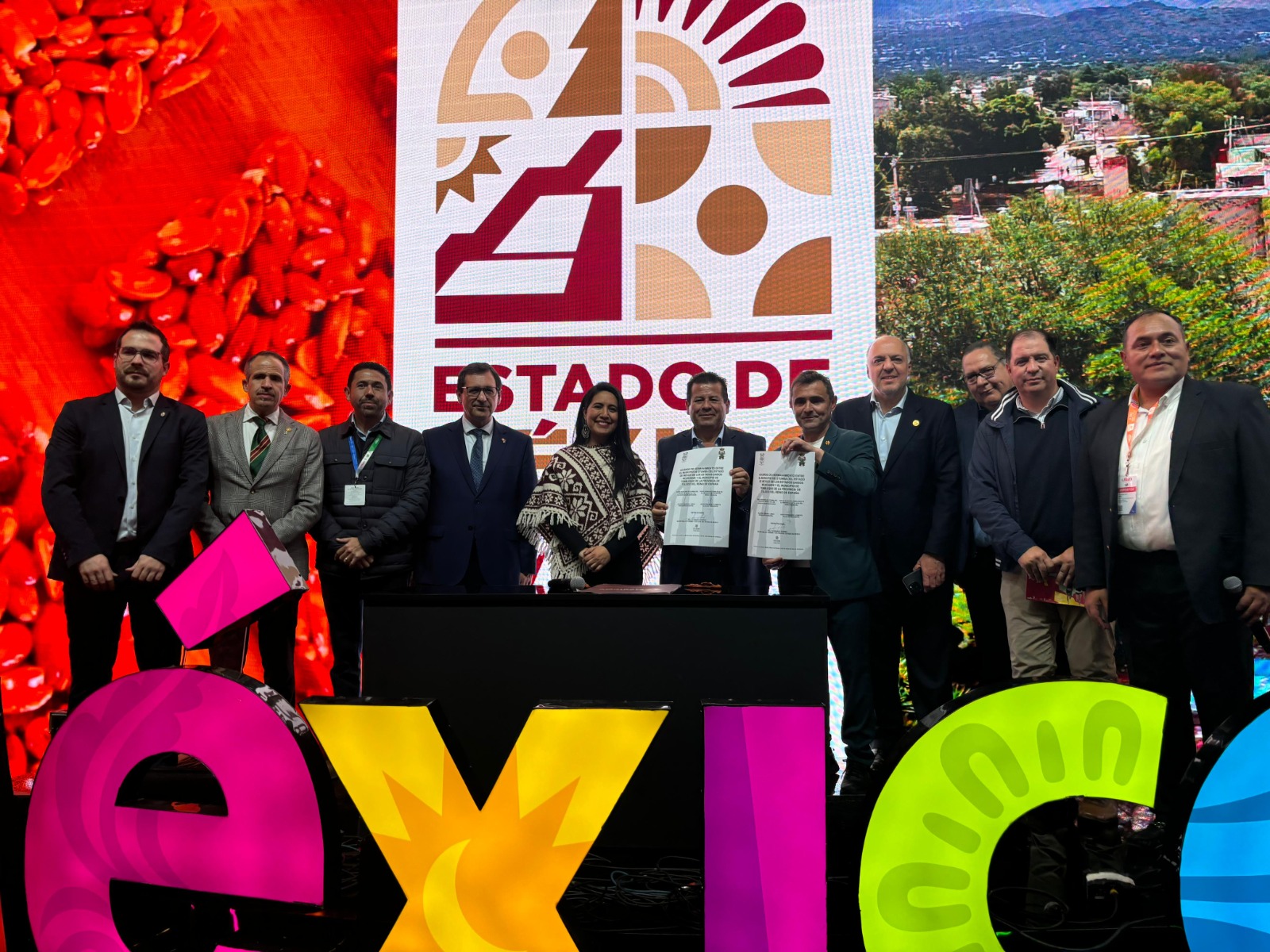 Firman EdoMéx y España hermanamiento de Pueblos Mágicos en la Feria Internacional de Turismo 2025