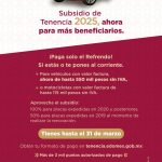 Subsidian el 100% de la tenencia vehicular 2025 y condonan adeudos 2023 y anteriores a quienes realicen su reemplacamiento este año