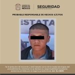 SECRETARÍA DE SEGURIDAD DEL EDOMEX Y POLICÍA LOCAL DETIENEN A POSIBE RESPONSABLE DE POSEER UN ARMA DE FUEGO ARTESANAL