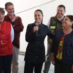 Recorren Claudia Sheinbaum, Delfina Gómez y Clara Brugada obras del Trolebús Santa Martha-Chalco, que beneficiará a 3 millones de personas en el oriente metropolitano